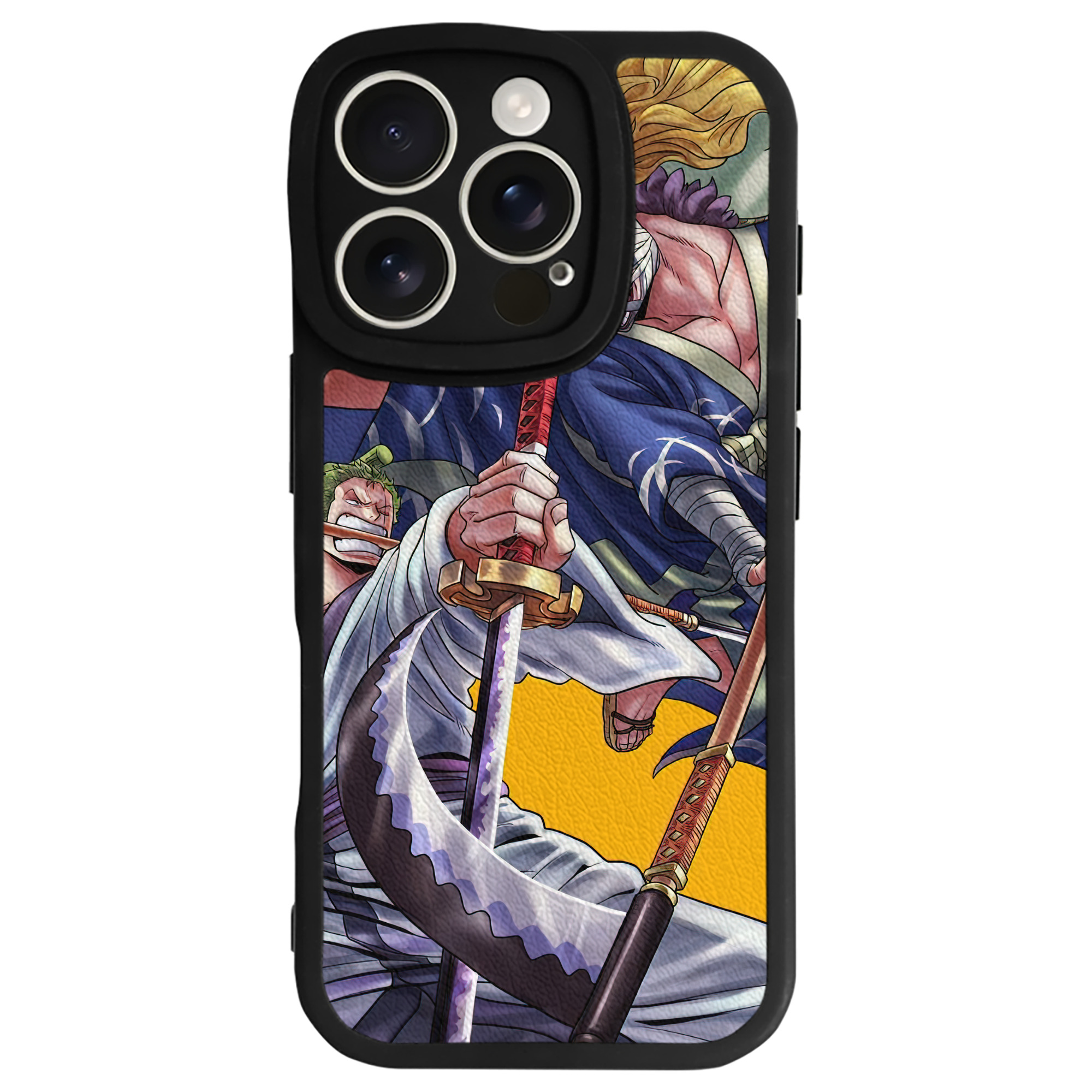 （画像用） ワンピース ONE PIECE 【iPhone 16シリーズ対応】シリコンスマホケース（レザー調） 材質：シリコン